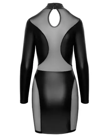 Robe longue à manches Cottelli PARTY en style fetish élégant-7