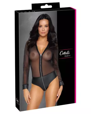 Body long-sleeve Cottelli PARTY pour femme, élégant et confortable-1