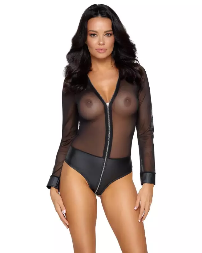Body long-sleeve Cottelli PARTY pour femme, élégant et confortable-2