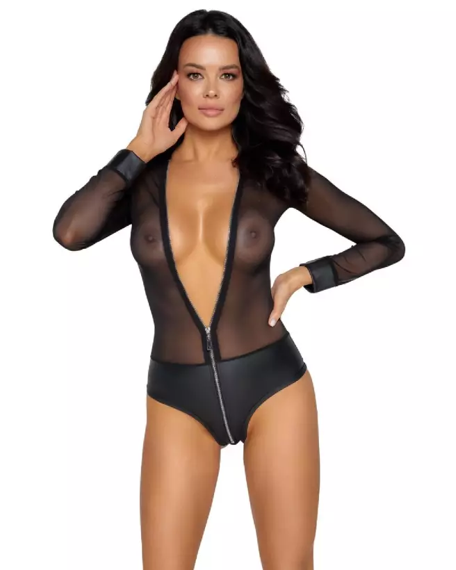 Body long-sleeve Cottelli PARTY pour femme, élégant et confortable-4