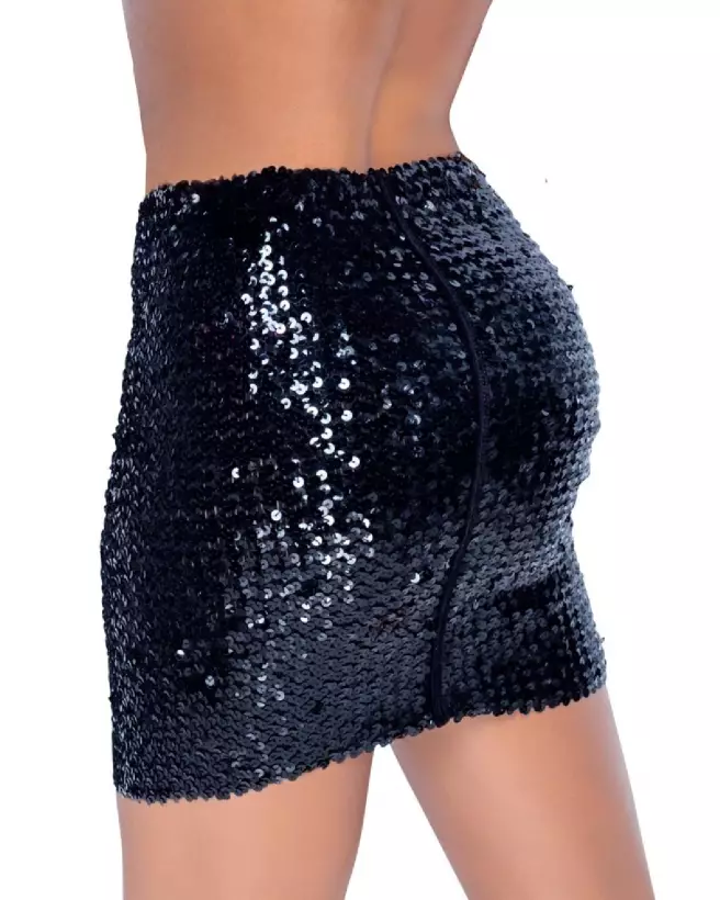 Jupe à sequins taille S de Cottelli PARTY pour look sexy et élégant-5