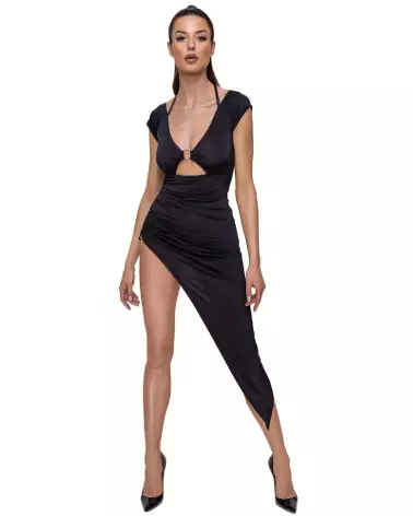 Robe sexy Cottelli PARTY avec volants Dress Ruffles, élégante et parfaite pour soirées-2