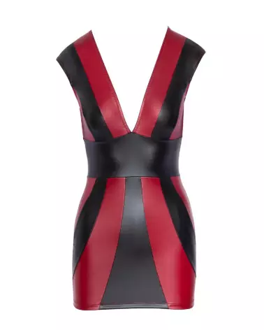 Robe Rouge Noire Cottelli PARTY élégante pour soirées et événements spéciaux-6