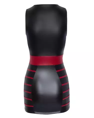 Robe noir et rouge Cottelli PARTY élégante pour soirées festives et occasions spéciales-7