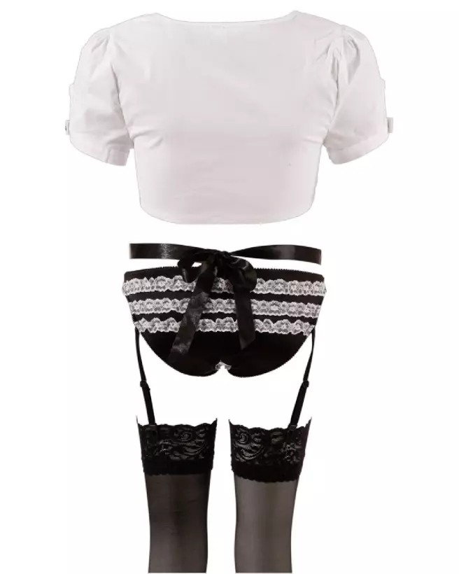 Photo de Maid Set de Cottelli COSTUMES, costume sexy de soubrette pour jeux de rôle-7