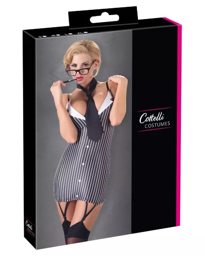 Image Costume Sexy Secretary Cottelli COSTUMES pour soirée thématique et jeux de rôle-1