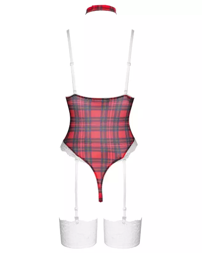 Body Plaid Cottelli COSTUMES en tartan sexy pour femme-6