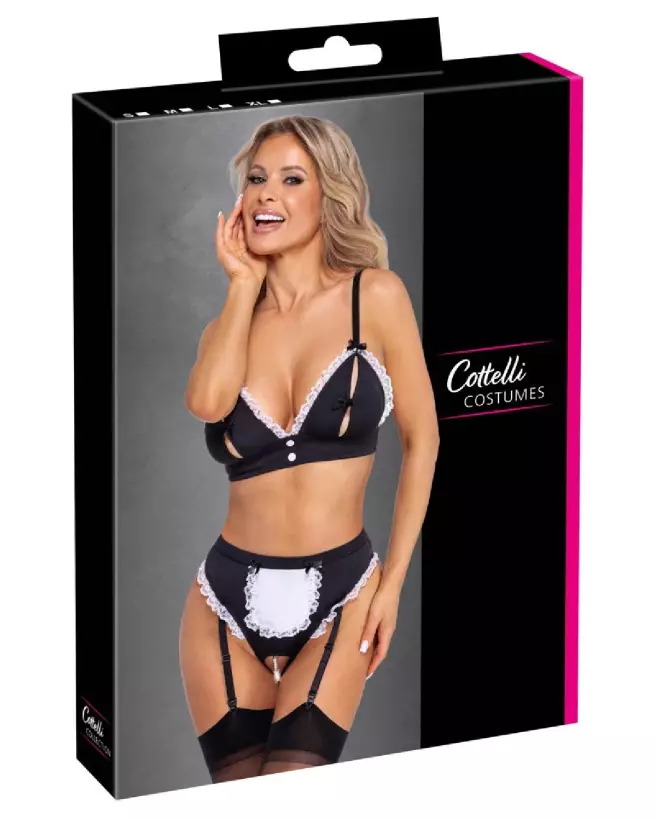 Maid Set de Cottelli COSTUMES, tenue de soubrette sexy et élégante-1