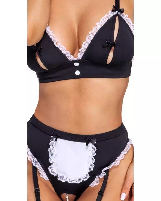 Maid Set de Cottelli COSTUMES, tenue de soubrette sexy et élégante-4