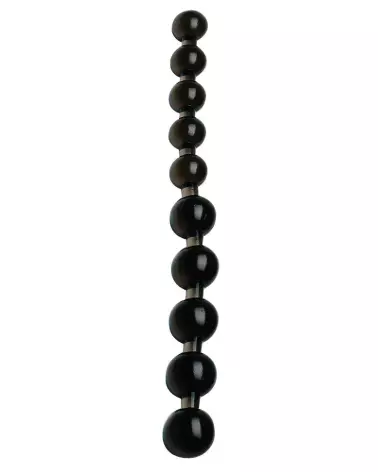 Image de chapelet anal Pearls Black You2Toys, perles noires pour plaisir anal-2