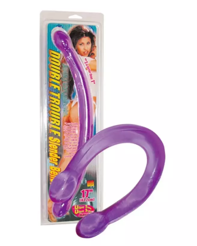 Image du Candy Flexy Lover Double Dong de You2Toys, idéal pour le plaisir partagé et une expérience intime améliorée-7