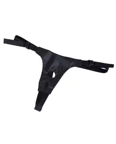 Strap-on Black You2Toys en action, confortable et ajustable pour couple-3