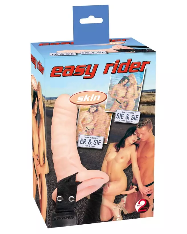 Easy Rider Skin Strap On de You2Toys, gode ceinture réaliste et confortable-1