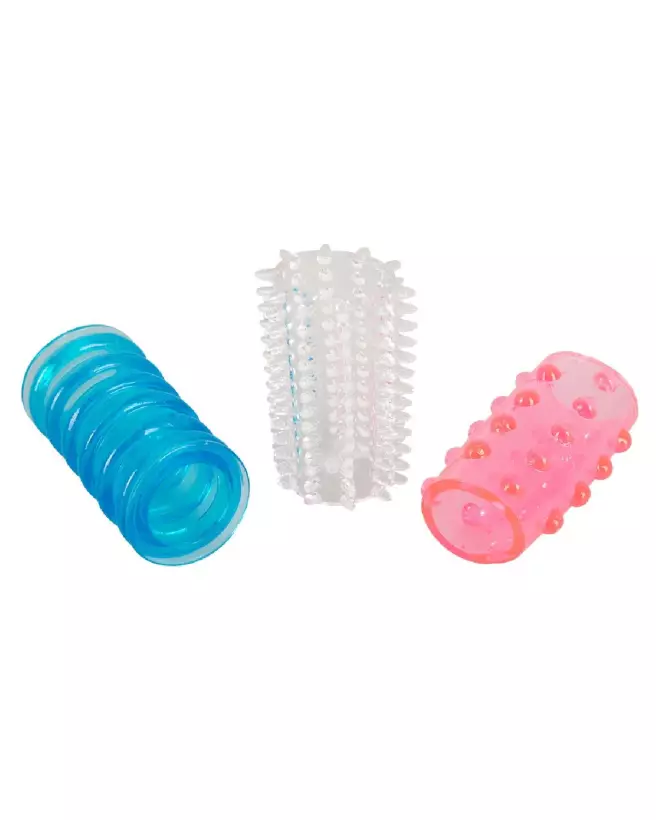 Image Tokio Sleeves Silikon 3er Set de You2Toys - Gaines pour pénis en silicone premium-3