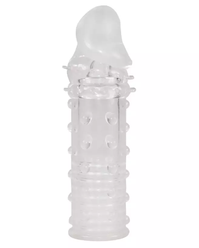 Image de la gaine pour pénis Fun Extension Clear de You2Toys, transparente et confortable-2