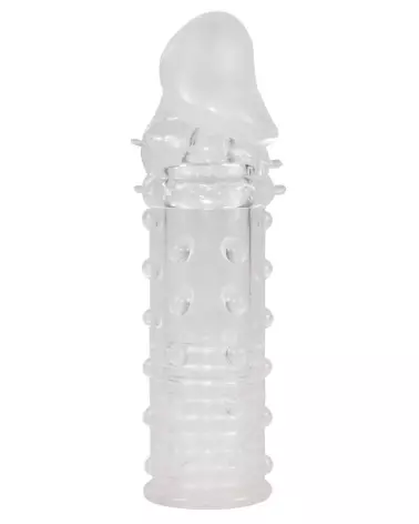 Image de la gaine pour pénis Fun Extension Clear de You2Toys, transparente et confortable-2