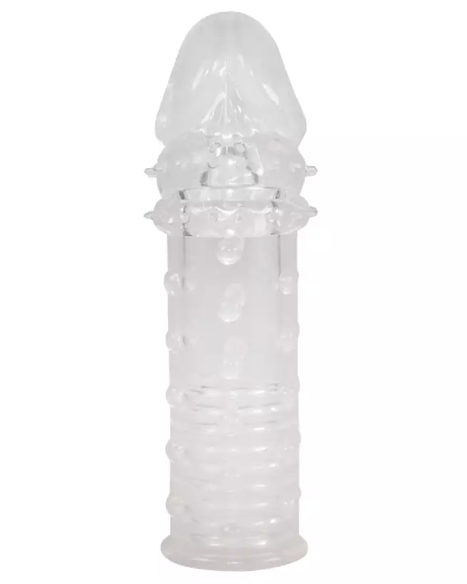 Image de la gaine pour pénis Fun Extension Clear de You2Toys, transparente et confortable-4