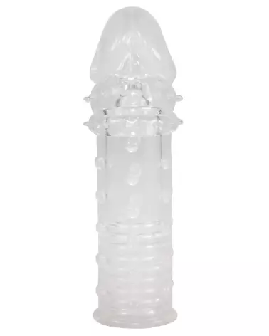 Image de la gaine pour pénis Fun Extension Clear de You2Toys, transparente et confortable-4