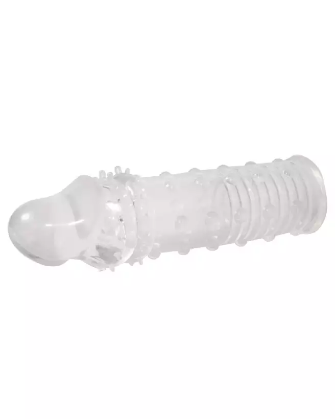 Image de la gaine pour pénis Fun Extension Clear de You2Toys, transparente et confortable-5