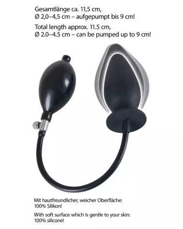 Image du plug anal gonflable en silicone You2Toys, parfait pour débutants et avancés en exploration anale-6