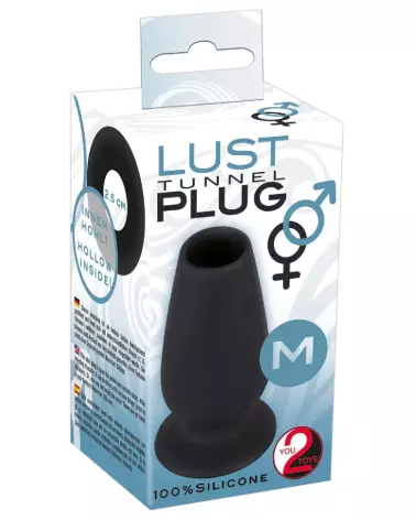 Image du Lust Tunnel Plug M de You2Toys, tunnel anal transparent pour exploration et plaisir.-1