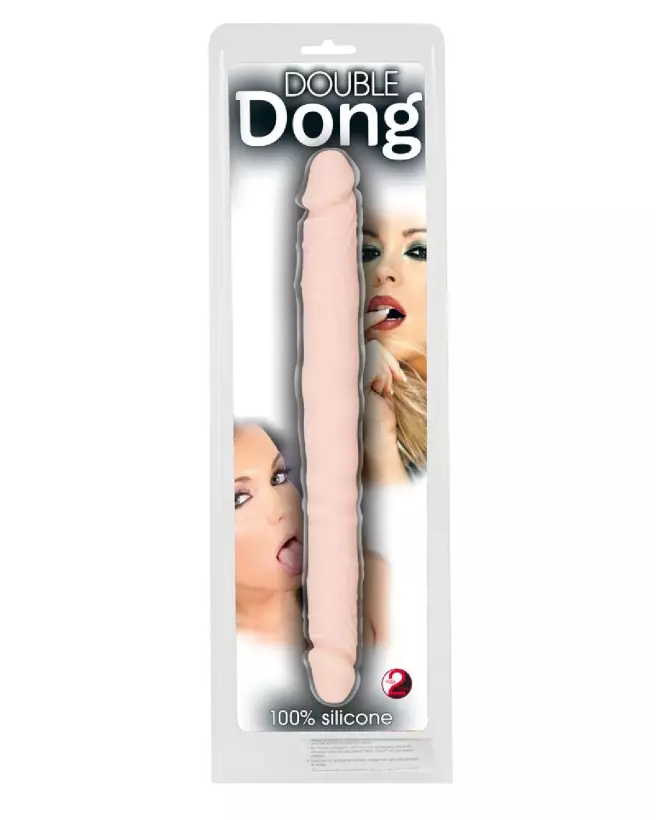Image Double Dong You2Toys, jouet sexuel double stimulation, texture réaliste et ergonomique-1