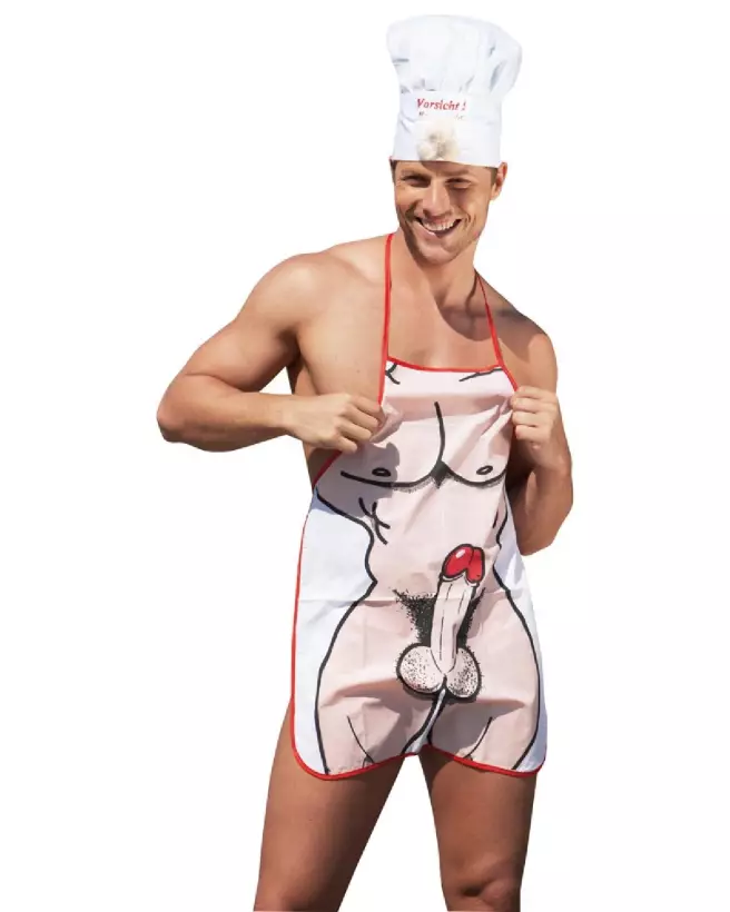 Tablier humoristique MarqueXYZ pour cadeaux cuisine drôle et originale-3
