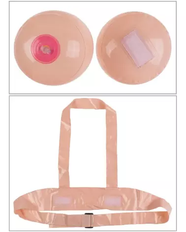 Image de Faux Seins Gonflables x2 pour Cosplay et Déguisements-5