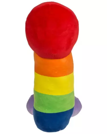 Image de peluche pénis arc-en-ciel 30 cm, peluche colorée et originale-5