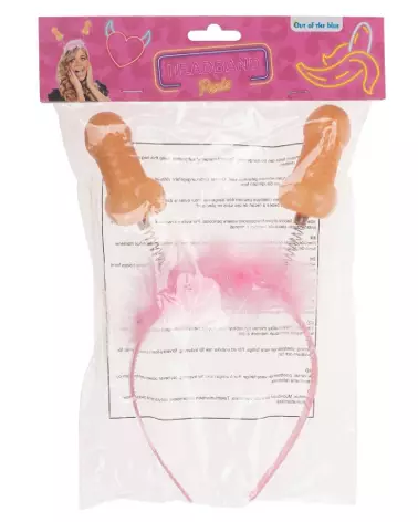 Bandeau humoristique en forme de pénis pour soirées et fêtes déguisées-4