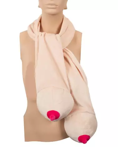 Scarf with Two Boobs de CrazyNovelties, accessoire humoristique pour soirées-6