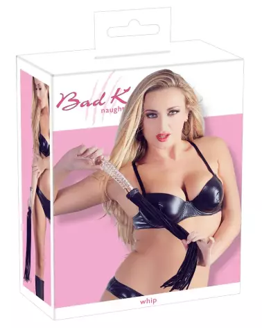 Flogger Glass par Bad Kitty, accessoire de domination élégant en verre-1