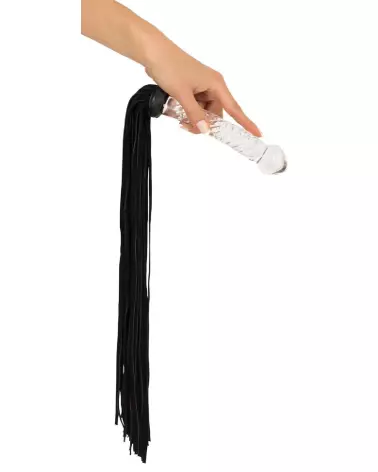 Flogger Glass par Bad Kitty, accessoire de domination élégant en verre-4