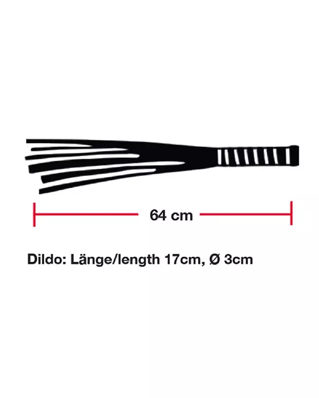 Flogger Glass par Bad Kitty, accessoire de domination élégant en verre-5
