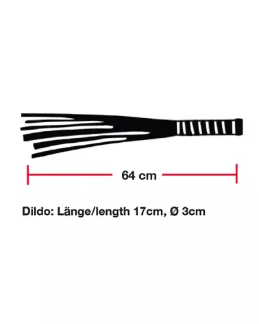 Flogger Glass par Bad Kitty, accessoire de domination élégant en verre-5