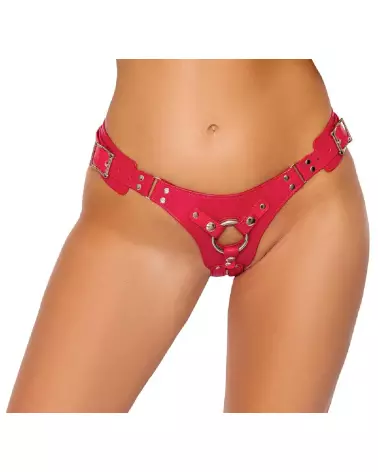 Image du Bad Kitty Strap On Red S-L, gode ceinture ajustable-2