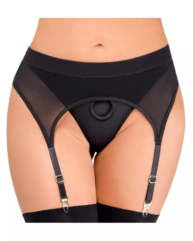 Image du porte-jarretelles Bad Kitty Suspender Thong, lingerie sexy et séduisante-2