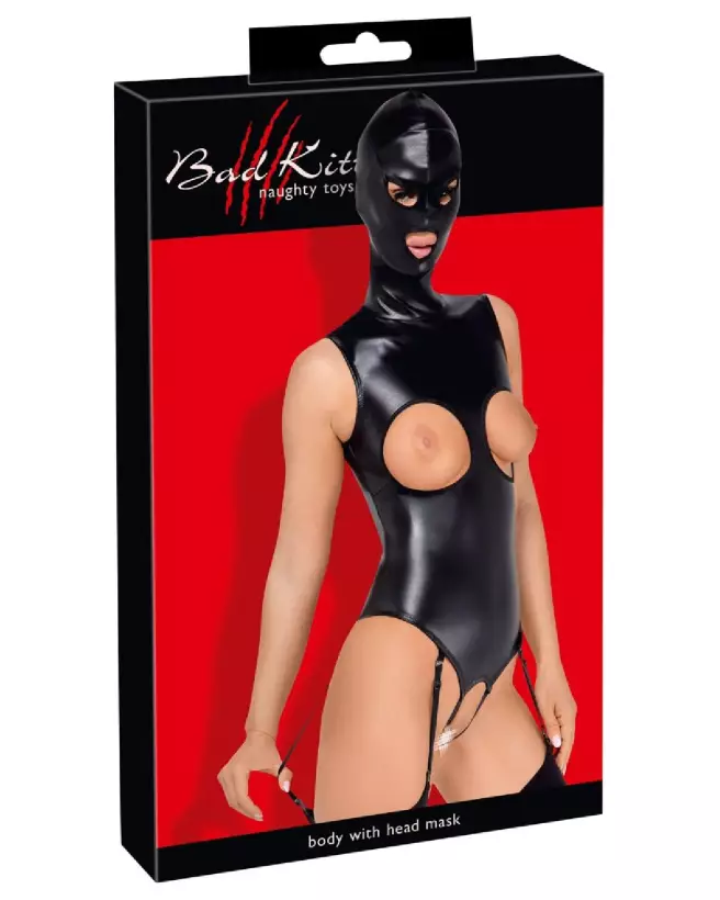 Photo de Bad Kitty Body & Mask, tenue fetish élégante et sensuelle-1