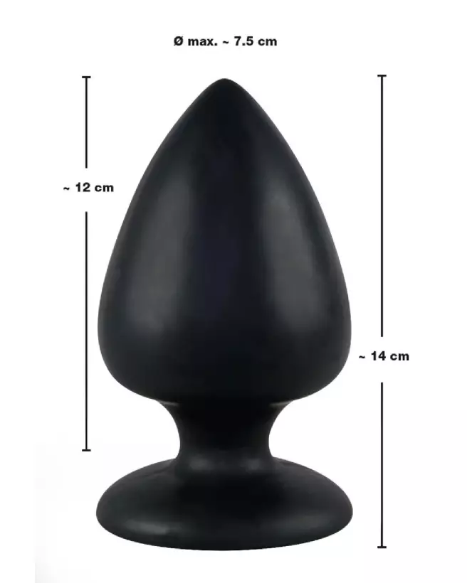 Black Velvets Extra Butt Plug, Plug Anal Haut de Gamme, Design Ergonomique-4