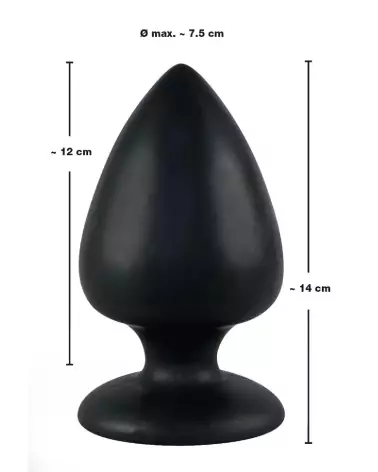 Black Velvets Extra Butt Plug, Plug Anal Haut de Gamme, Design Ergonomique-4