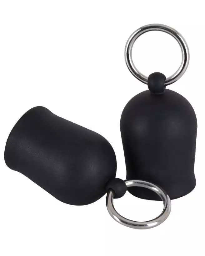 Nipple Suckers Black Velvets pour stimulation intense des tétons-2