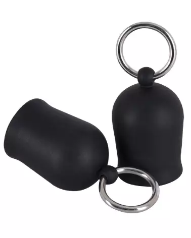 Nipple Suckers Black Velvets pour stimulation intense des tétons-2