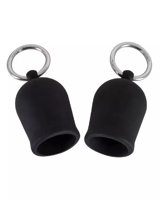 Nipple Suckers Black Velvets pour stimulation intense des tétons-3