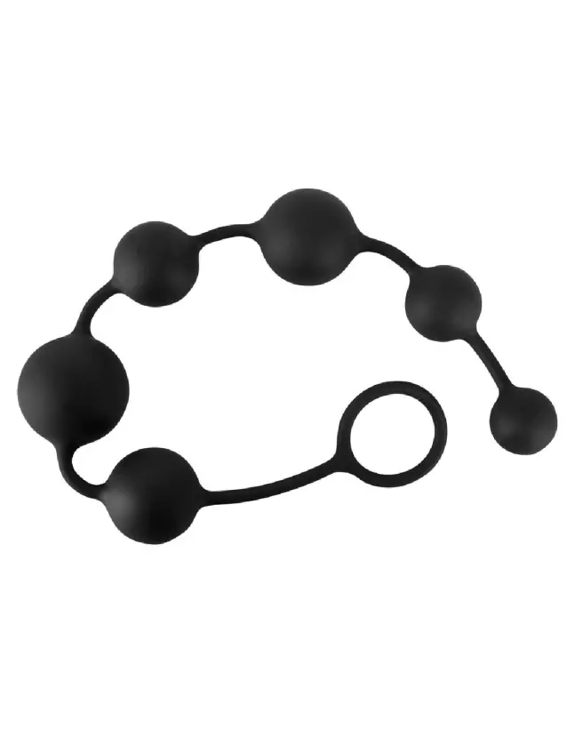 Image des Black Velvets Anal Beads pour plaisir anal doux et sécurisé-2