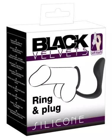 Black Velvets Ring & Plug pour endurance et performance maximales-1