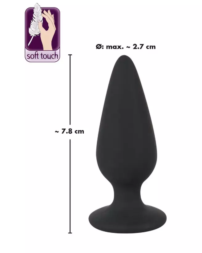 Image du Plug Anal Black Velvets Heavy 40g pour plaisir et confort-6