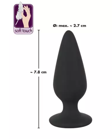Image du Plug Anal Black Velvets Heavy 40g pour plaisir et confort-6