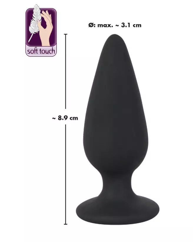 Image du Black Velvets Heavy plug m 75g, plug anal confortable et ergonomique-7