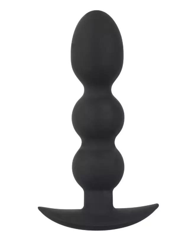 Plug Anal Black Velvets Heavy Beads 145g pour stimulation intense et confortable-2