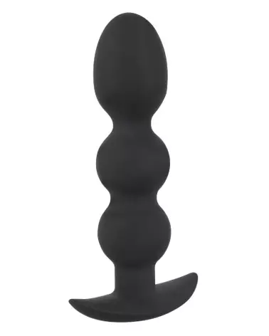 Plug Anal Black Velvets Heavy Beads 145g pour stimulation intense et confortable-3